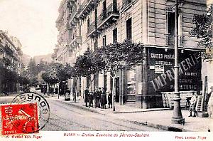 ALGER - PLATEAU SAULIERE - STATION SANITAIRE - 1906